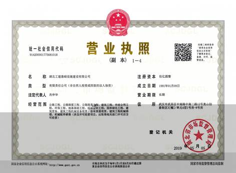 營業執照（副本）